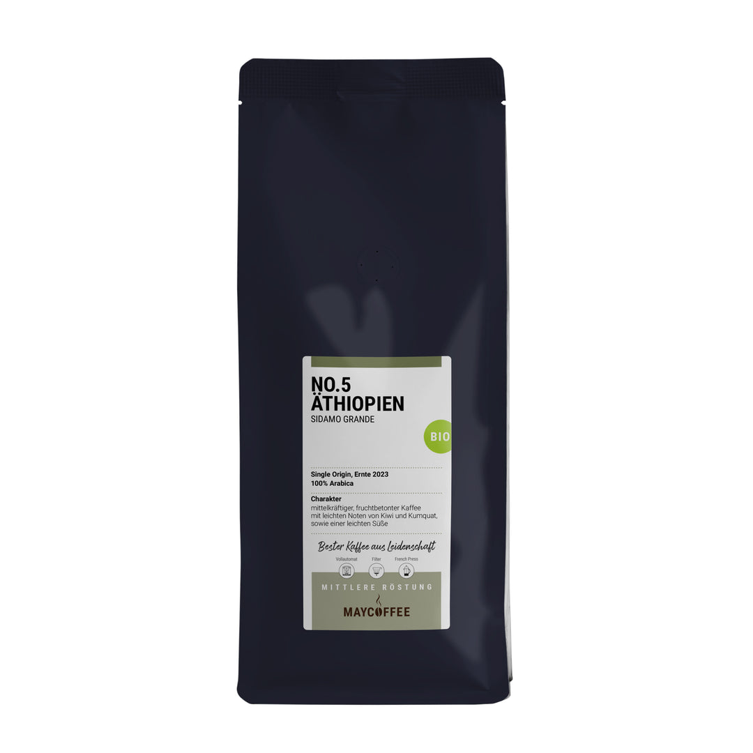 Kaffeebohnen Äthiopien Bio