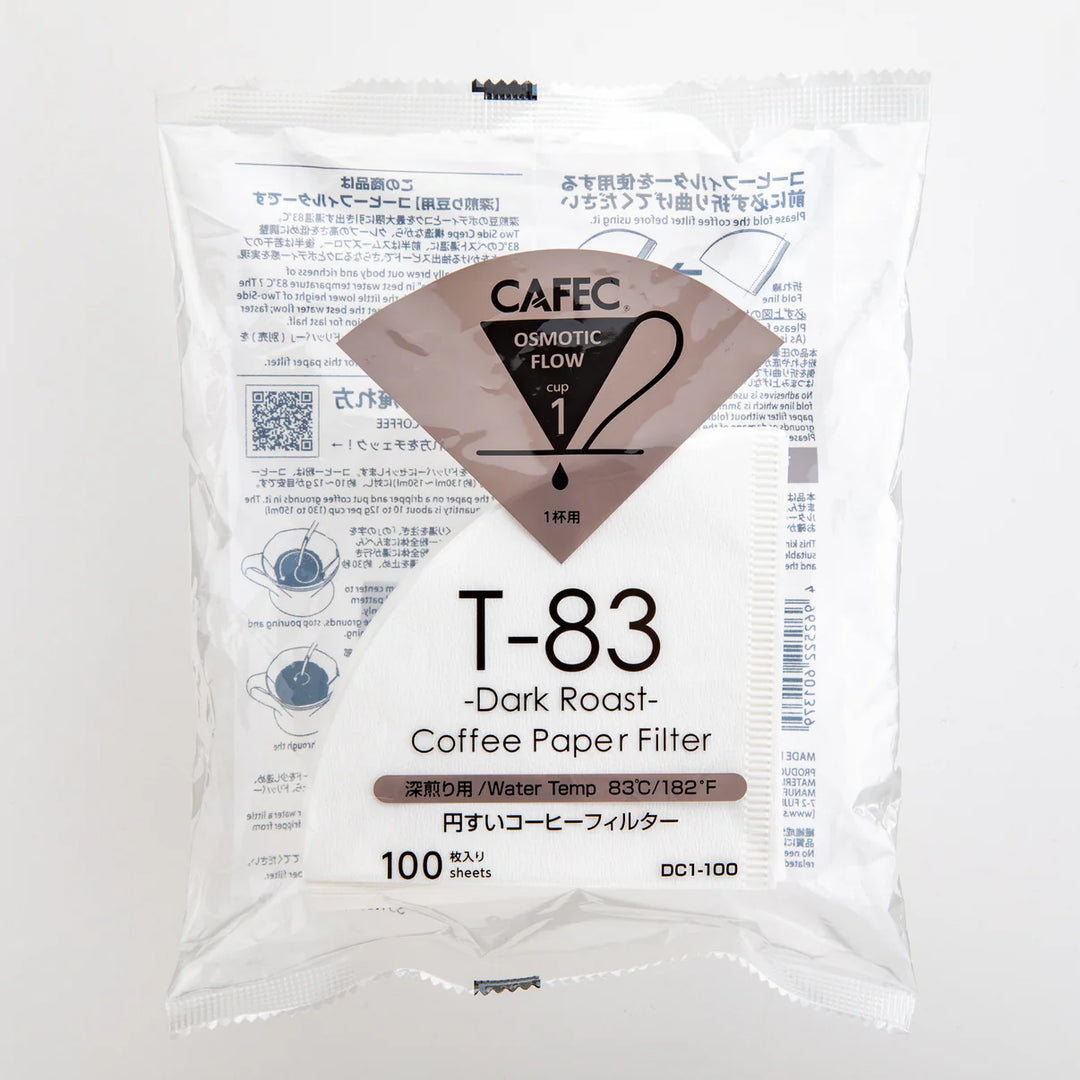 Cafec dark roast Papierfilter V60 cup1 100 Stück