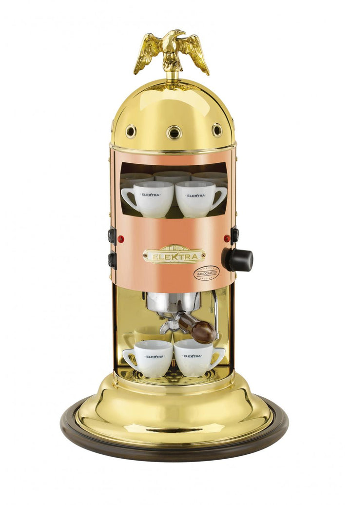 Elektra Micro Casa Kupfer/Messing Halbautomatik Einkreiser Siebträger inklusive 2 Jahre Garantie