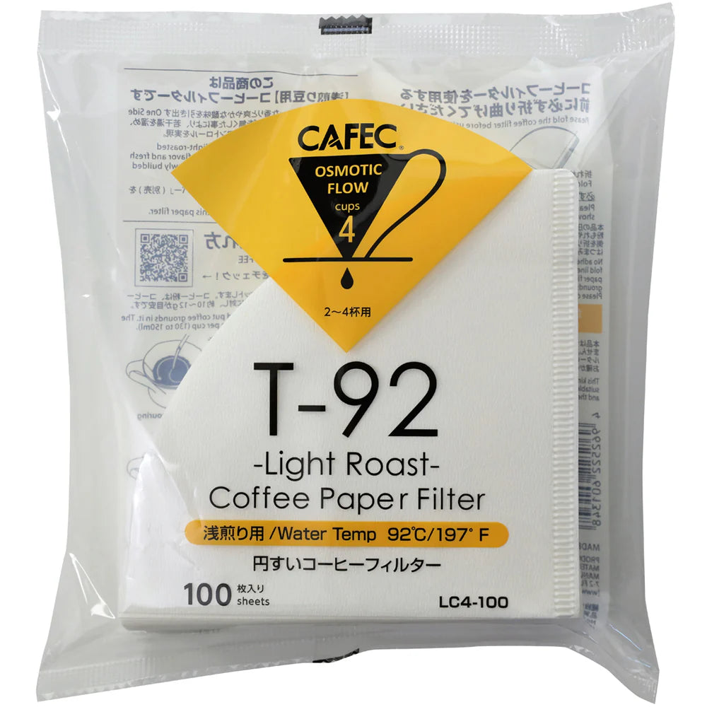 Cafec light roast Papierfilter V60 cup4 100 Stück