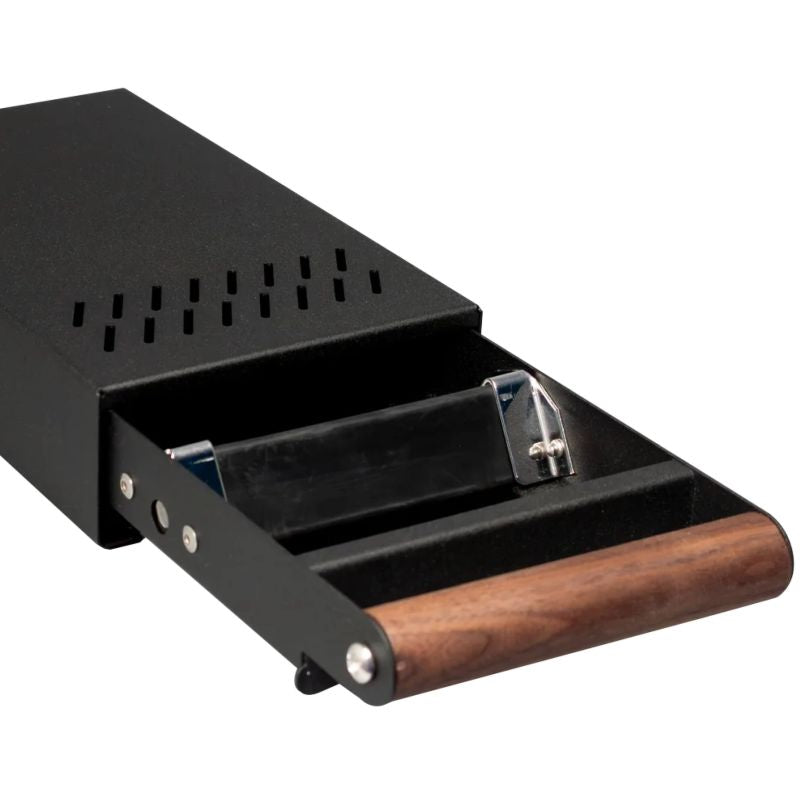 IPM Micro Elegance Sudschublade Edelstahl schwarz Abschlagkasten für Kaffeesatz
