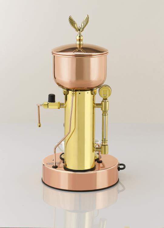 Elektra Micro Casa Kupfer/Messing Halbautomatik Einkreiser Siebträger inklusive 2 Jahre Garantie