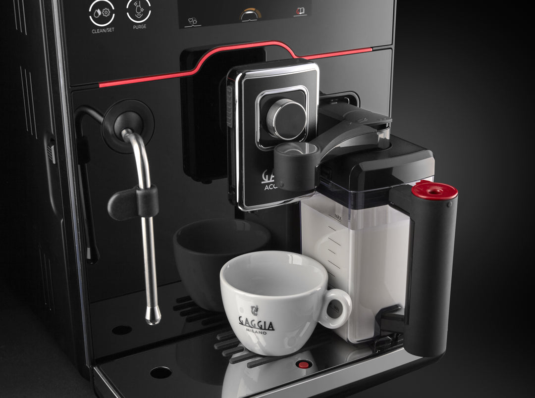 Gaggia Accademia Schwarz/Glas Kaffee Vollautomat