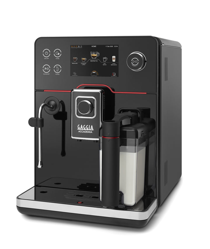 Gaggia Accademia Schwarz/Glas Kaffee Vollautomat