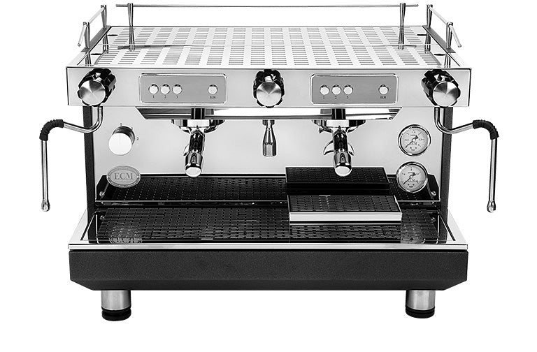 ECM Compact HX-2 PID Zweikreiser Siebträger Anthrazit