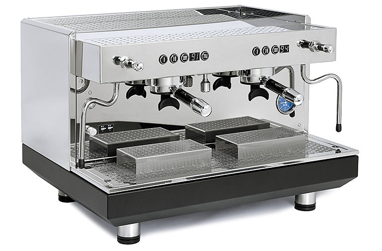 ECM Discover Dual Boiler Gastro Silber poliert
