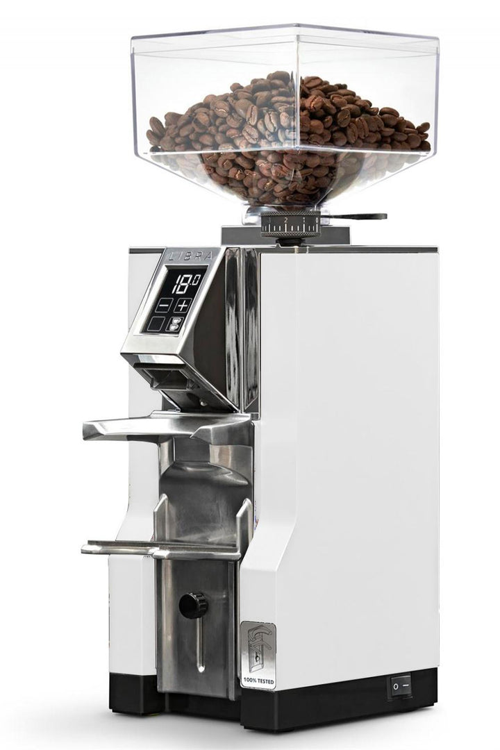 Eureka Mignon Libra 16CR Grind by weight Espressomühle für Siebträger inklusive 2 Jahre Garantie