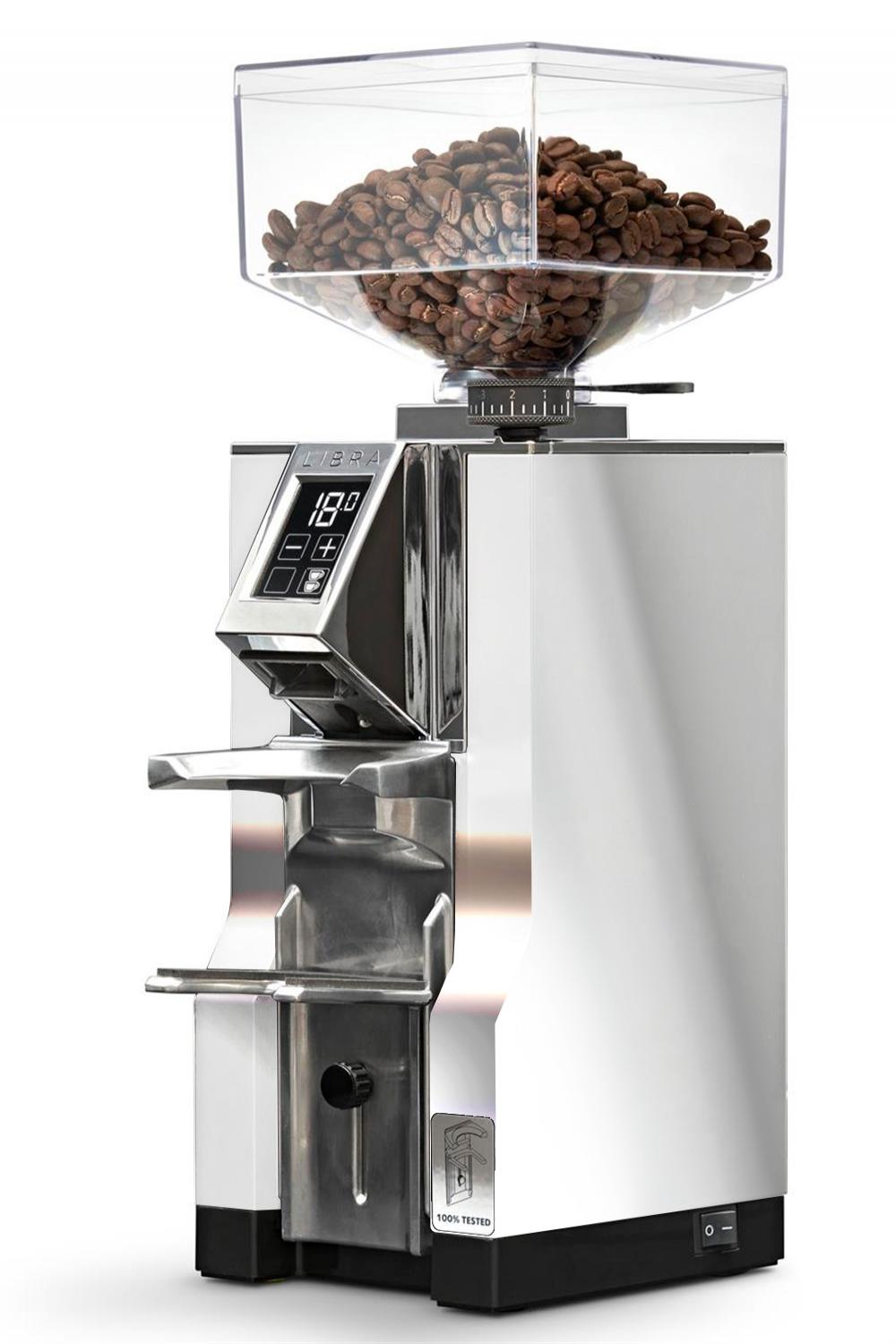 Eureka Mignon Libra 16CR Grind by weight Espressomühle für Siebträger inklusive 2 Jahre Garantie