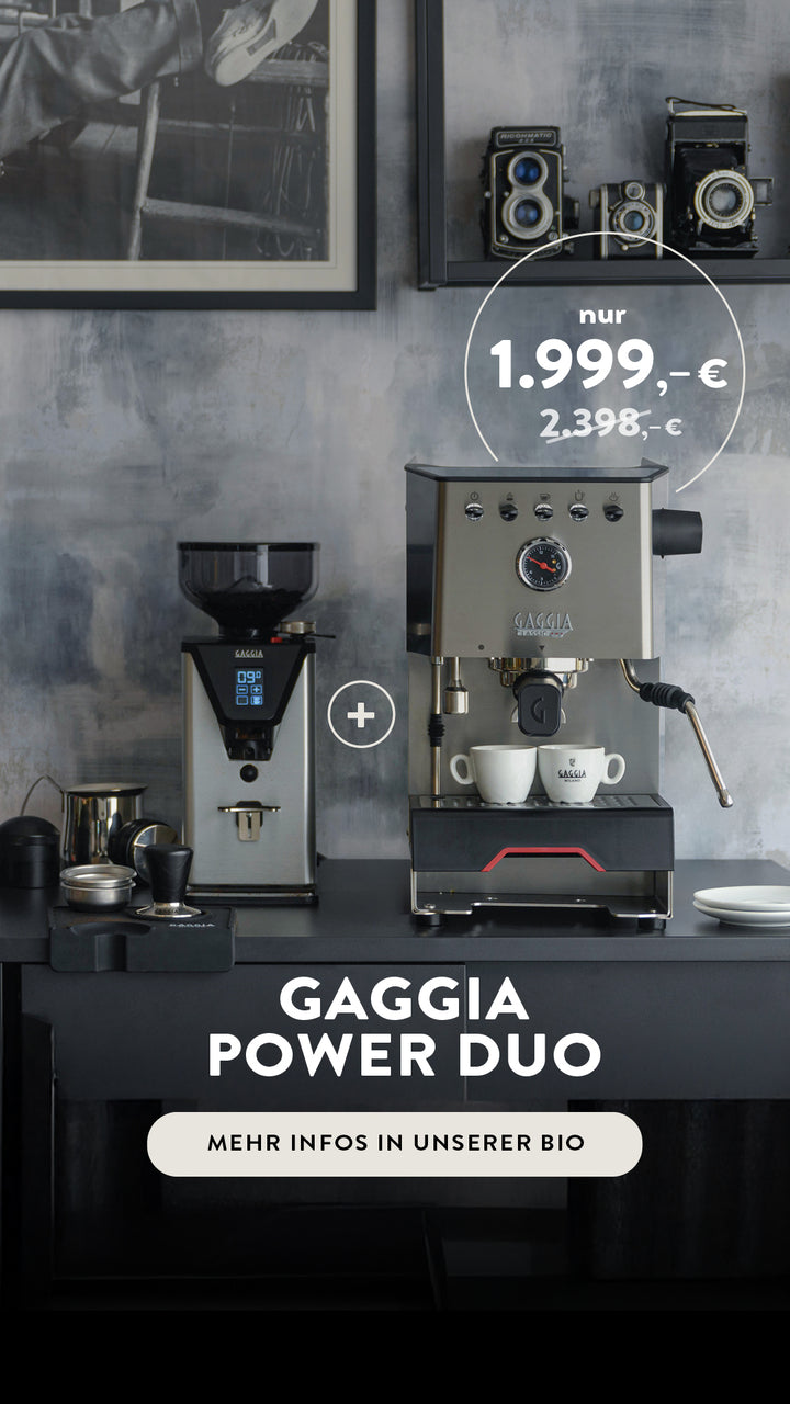 Gaggia Aktion "Power Duo" Classic GT Dualboiler Siebträger mit MDF 55 Espressomühle inklusive 3 Jahre Garantie