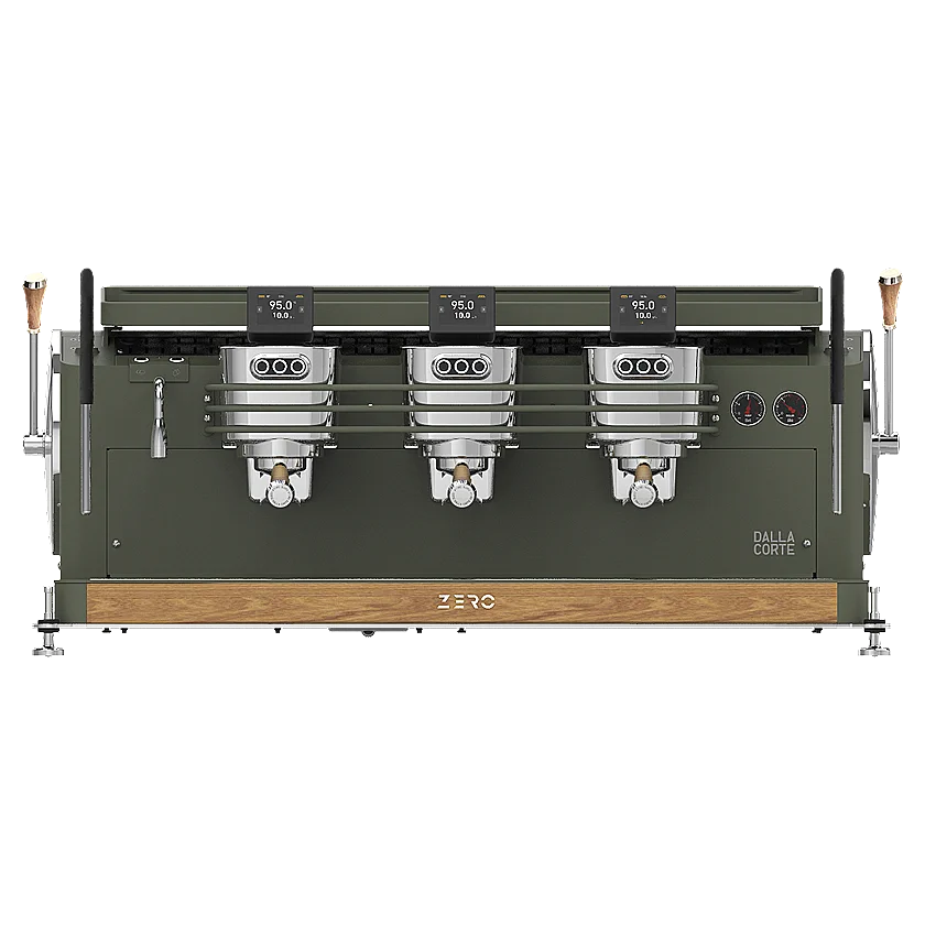 Dalla Corte Zero Plus Classic Multiboiler Siebträger 3 Brühgruppen Espressomaschine inklusive Garantie