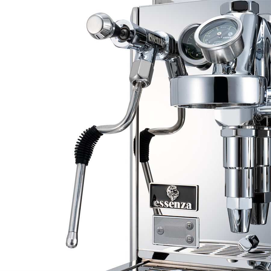 Essenza Bundle: Raphael Dualboiler Rotationspumpe Siebträger mit Espressomühle inklusive 2 Jahre Garantie (Kopie)