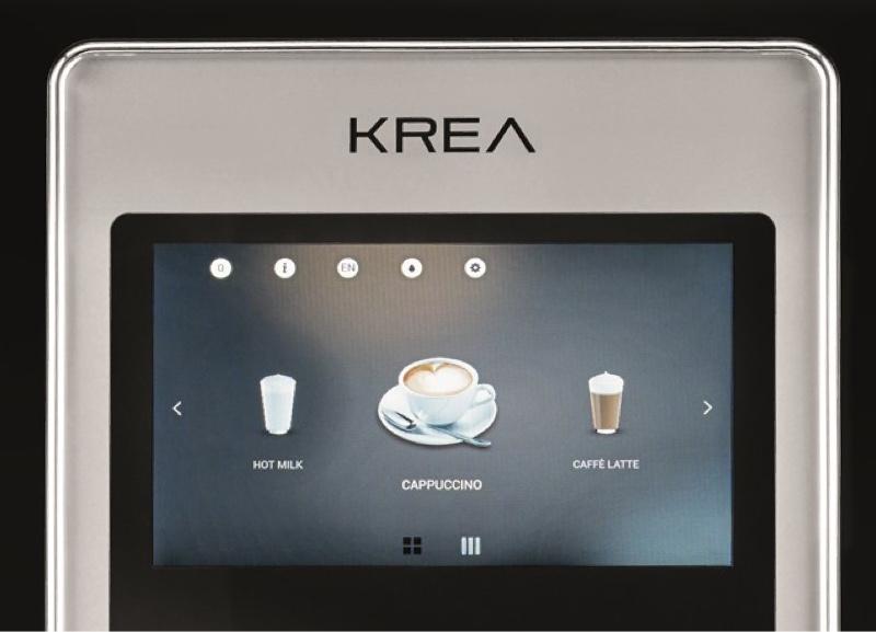 Necta Krea Prime Touch Professioneller Kaffee Vollautomat für Gewerbeeinsätze inklusive Garantie