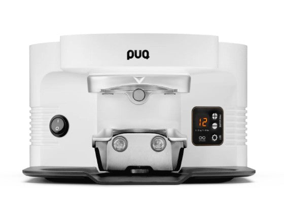 Puqpress M5 automatischer Tamper Unterbau Gerät mit Halterung für Dalla Corte DC One Mühlen inklusive Jahre Garantie