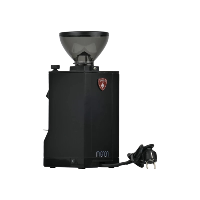 Eureka Mignon Manuale Schwarz 15BL Espressomühle für Siebträger inklusive 2 Jahre Garantie
