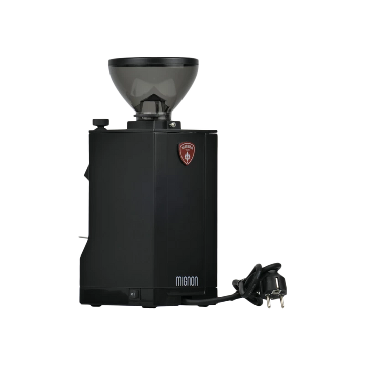 Eureka Mignon Manuale Schwarz 15BL Espressomühle für Siebträger inklusive 2 Jahre Garantie