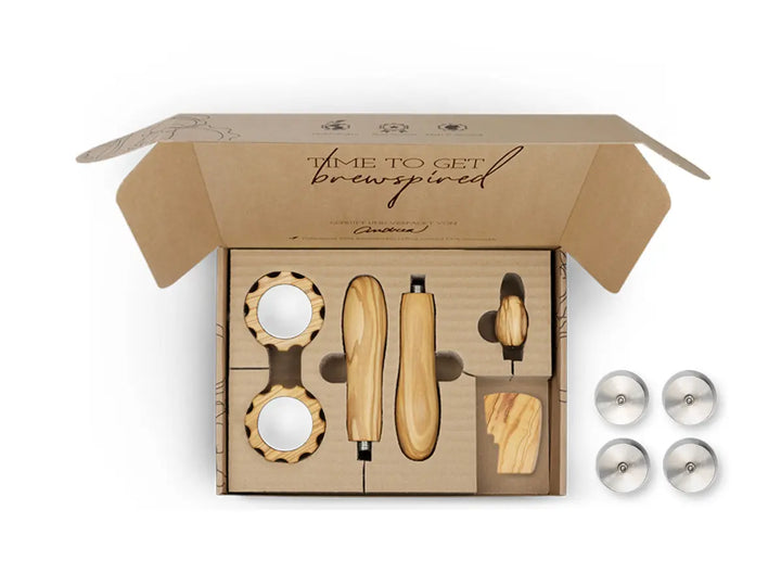 Brewspire Umrüstsatz zur Veredelung aus Echtholz für Lelit Bianca