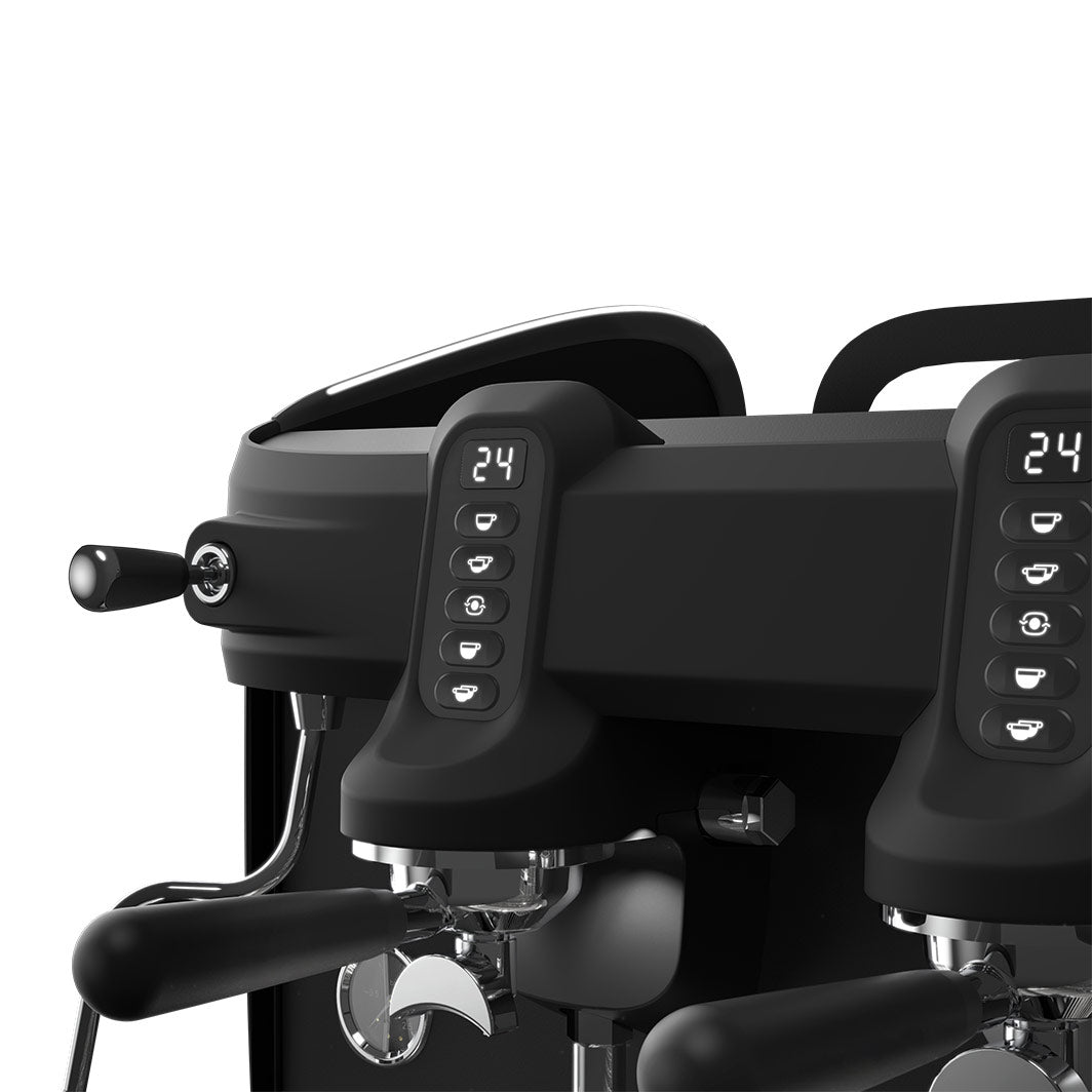 Vibiemme VBM Black Moon 1-Gruppige Zweikreiser Siebträgermaschine electronic professional inklusive Garantie