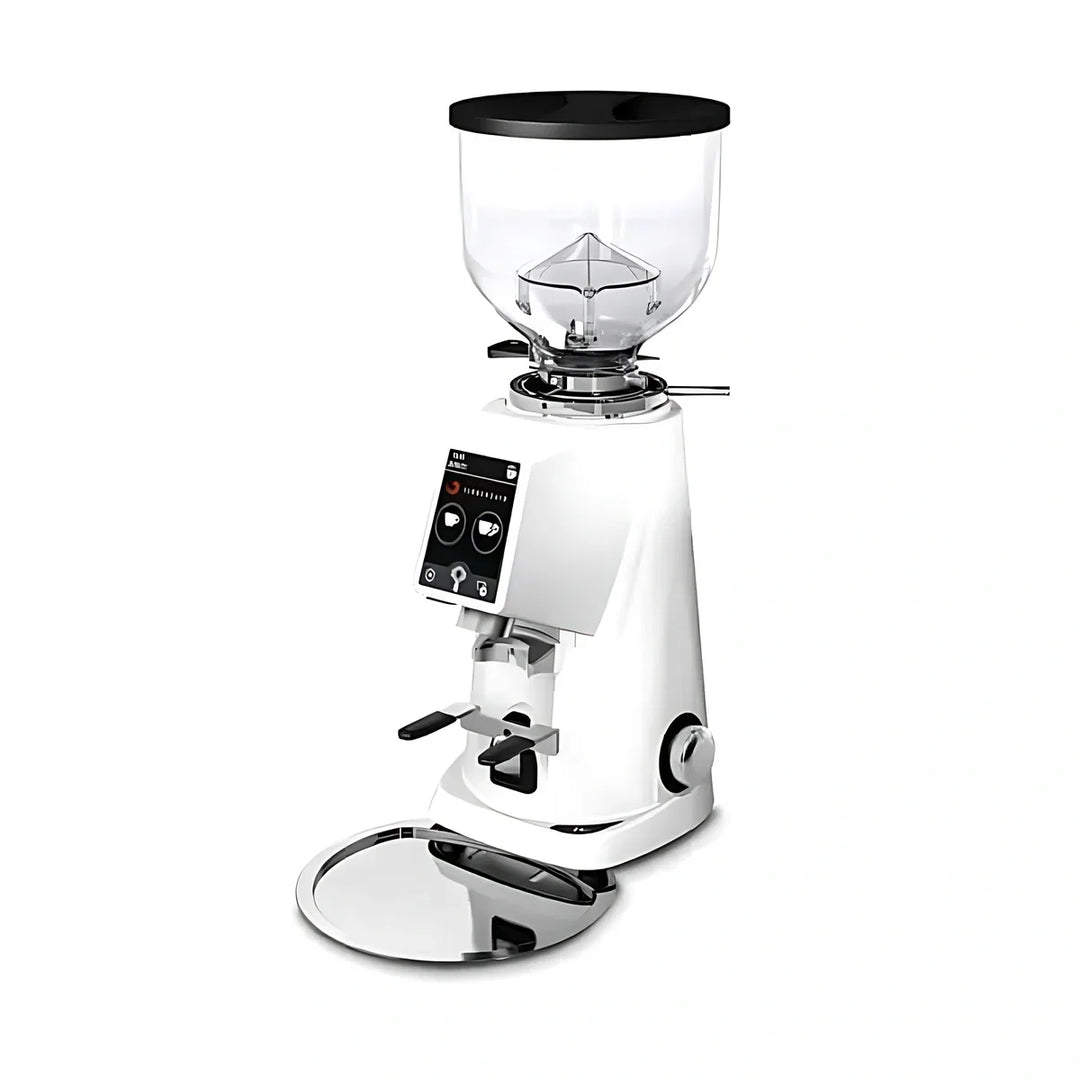 Fiorenzato F4 Evo Grind on Demand Espressomühle mit Dark-T Mahlscheiben für Siebträger inklusive 2 Jahre Garantie