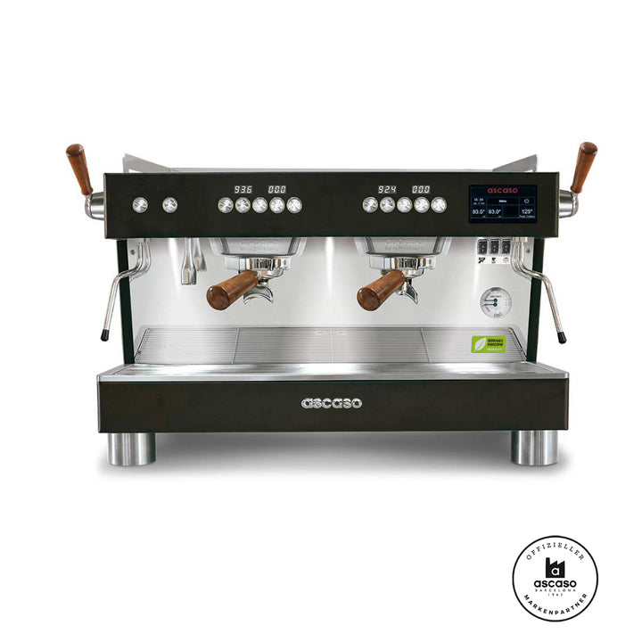Ascaso Barista T Plus Display Version 2024 2 Brühgruppen professional Multiboiler Siebträger mit Festwasseranschluss inklusive Garantie