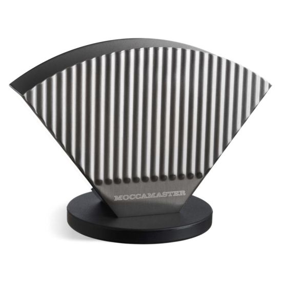 Moccamaster Filterhalter für Kaffeefilter im Melitta-Format Trapezfilter aus Edlstahl