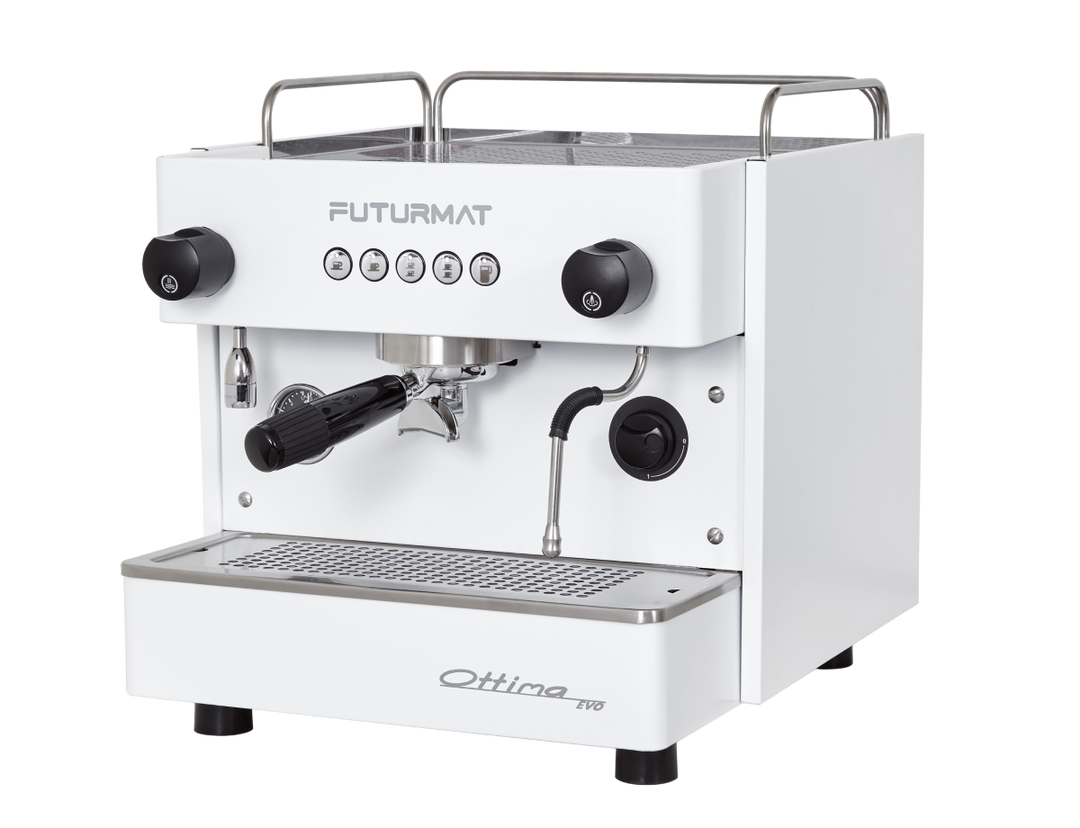 Futurmat Ottima EVO 1-Gruppige Zweikreiser Siebträgermaschine professional inklusive Garantie